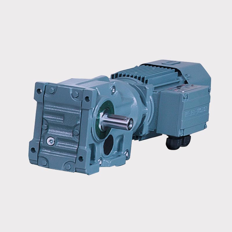 T Series Helical Bevel Variable Speed ​​Gear Motor dengan Brek